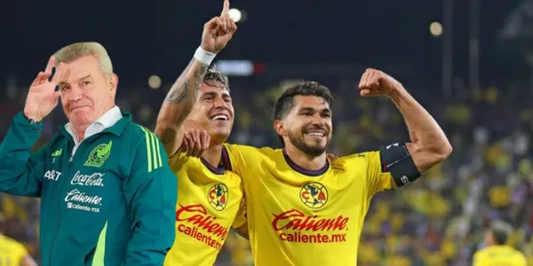 Henry y Chicote con Aguirre/FOTO: Mexsport