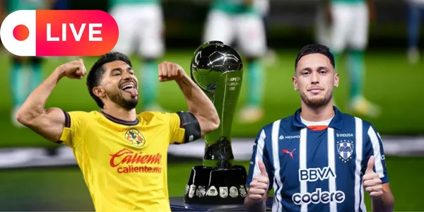 Henry y Ocalpos con el trofeo/FOTO: Rayados