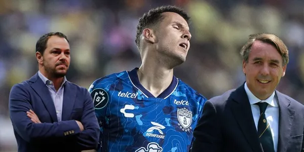 Idrissi con Pachuca y Baños y Azcárraga/FOTO: Mexsport