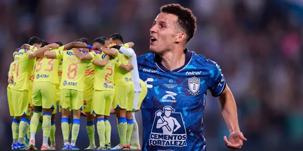 Idrissi con Pachuca y jugadores de América/FOTO: MExsport