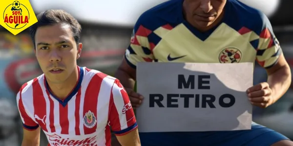 Ilustración de Sebastián Córdova con la playera de Chivas (Fuente: GROK)