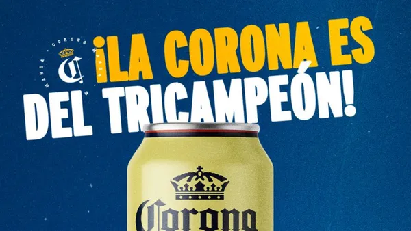 Imagen de Corona y el tricampeonato - Foto: X (@Corona_Futbol)