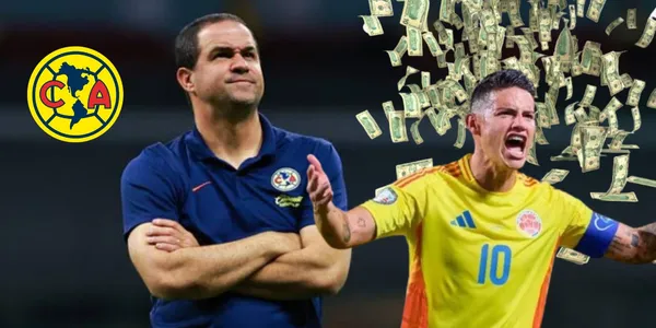 James con Colombia y Jardine con América/FOTO: Récord