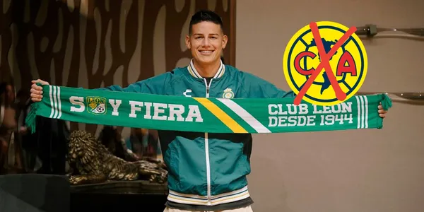 James con León y América/FOTO: Mexsport