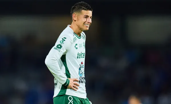 James Rodríguez jugando con el club León (Fuente: Mexsports)