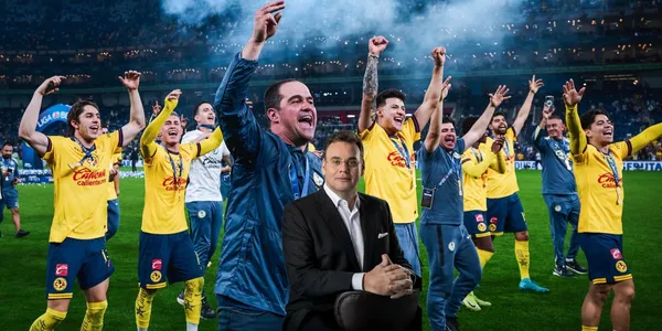Jardine y América celebrando y Faitelson/FOTO: X América