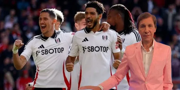 Jiménez con el Fulham y el Bambino Pons/FOTO: Vavel