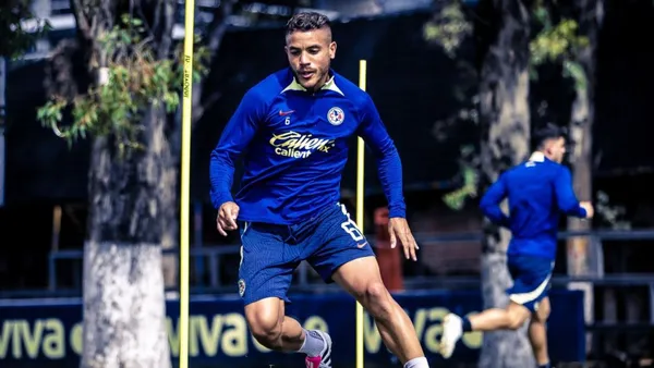 Jona dos Santos entrenando - Foto: X (@ClubAmerica)