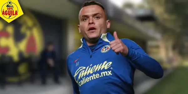 Jonathan Rodríguez en el América (Fuente: MEXSPORT)