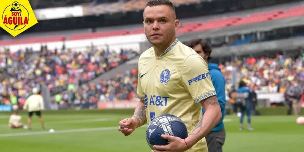 Jonathan Rodríguez en el América (Fuente: MEXSPORT)