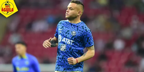 Jonathan Rodríguez en el América (Fuente: MEXSPORT)