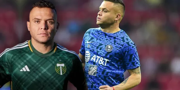 Jonathan Rodríguez en el América (Fuente: MEXSPORT)