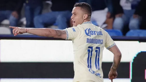 Jonathan Rodríguez está demostrando que está en un excelente nivel con el América.