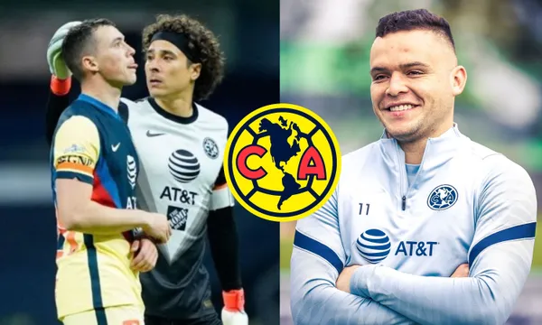 Jonathan Rodríguez ya entrenó con el América en Coapa, sin embargo, uno de los jugadores no se mostró contento