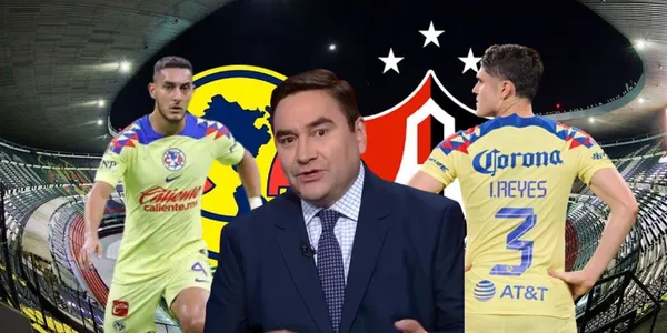 Jorge Pietrasanta le da con todo a la defensa del América