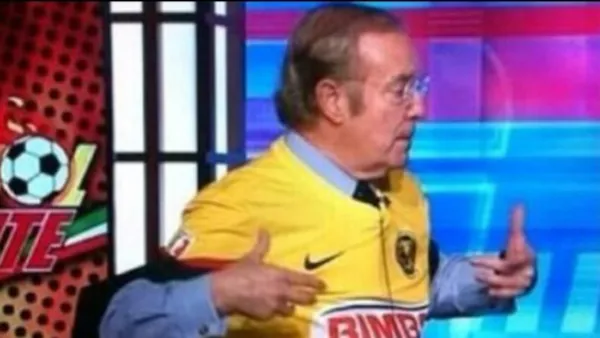 José Ramón Fernández con el jersey del Club América - Foto: Captura de pantalla