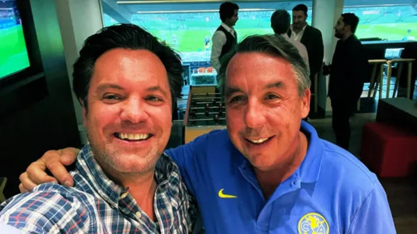 Juan Pablo Fernández y Emilio Azcárraga Jean - Foto: X