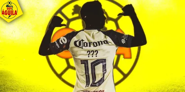 Jugador del América con la 10 (Fuente: MEXSPORT)