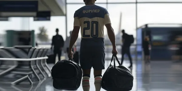 Jugador del América yéndose (Foto: MEXSPORT)