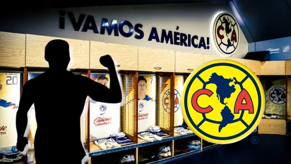 Jugador en el vestidor de América