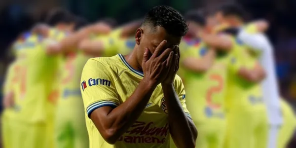 Jugador triste del América / Foto: GROK