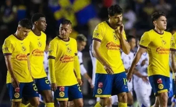 Jugadores de América salen derrotados (Fuente: Mexsports)