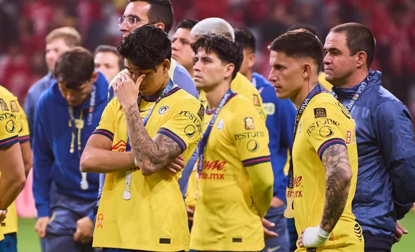 Jugadores de América se lamentan pérdida de título (Fuente: Mexsports)