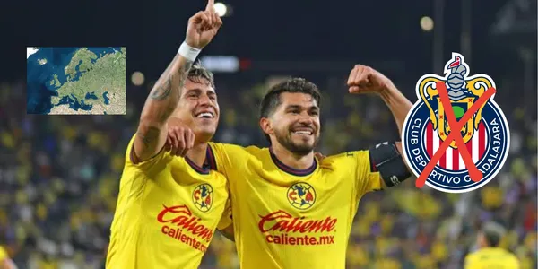 Jugadores de América y Chivas/FOTO: Mexsport