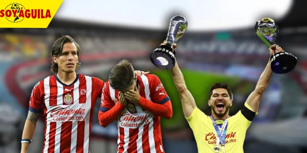 Jugadores de Chivas y Henry Martín (Fuente: Marca)