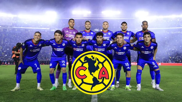 Jugadores de Cruz Azul en la Final vs América