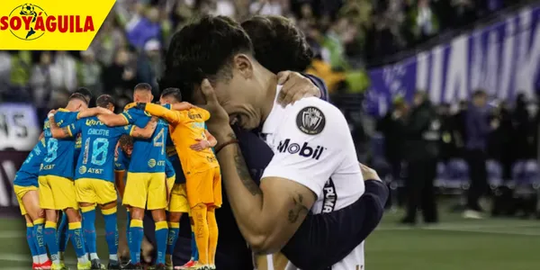 Jugadores de Pumas y jugadores del América (Fuente: MEXSPORT)