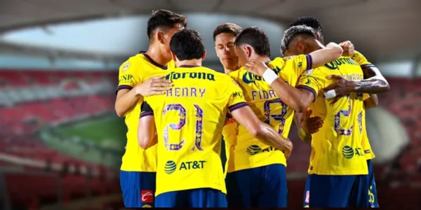 Jugadores del América en el Estadio Akron / Foto: MEXSPORT