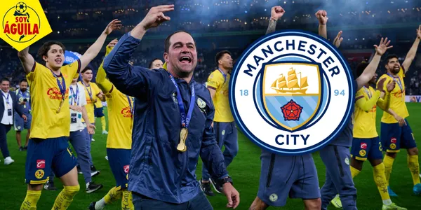 Jugadores del América festejando el título (Fuente: MEXSPORT)