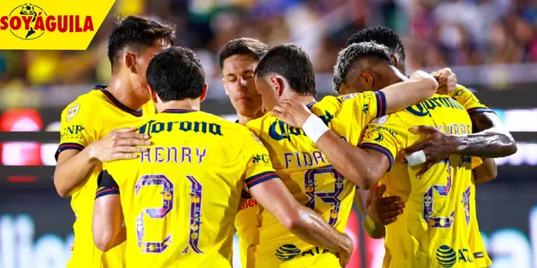 Jugadores del América (Fuente: MEXSPORT)