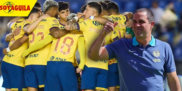 Jugadores del América (Fuente: MEXSPORT)