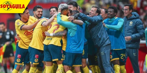 Jugadores del América (Fuente: MEXSPORT)