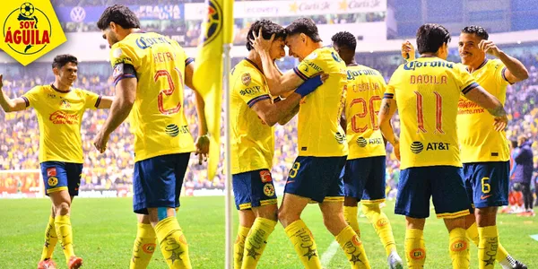 Jugadores del América (Fuente: MEXSPORT)