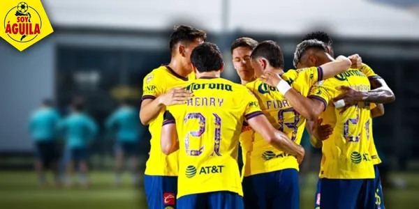 Jugadores del América (Fuente: MEXSPORT)