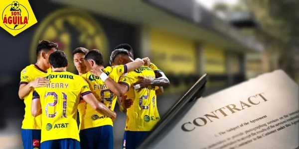 Jugadores del América (Fuente: MEXSPORT)