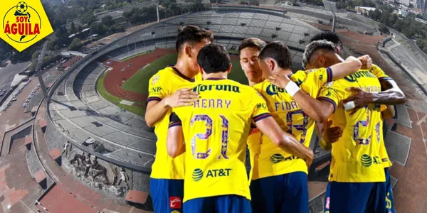 Jugadores del América (Fuente: MEXSPORT)