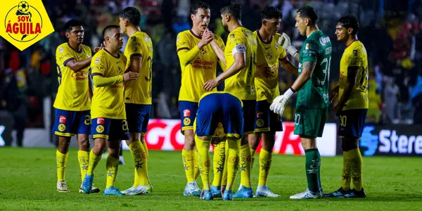 Jugadores del América (Fuente: MEXSPORT)