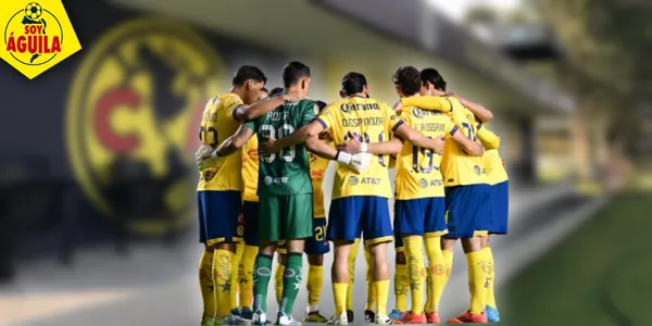 Jugadores del América (Fuente: MEXSPORT)