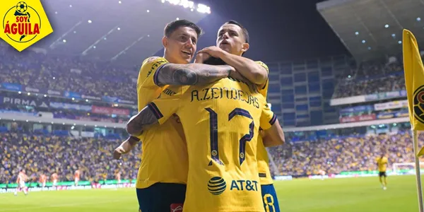 Jugadores del América (Fuente: MEXSPORT)