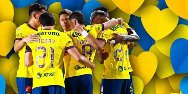 Jugadores del América (Fuente: MEXSPORT)
