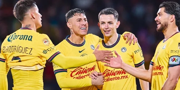 Jugadores del América (Fuente: MEXSPORT)