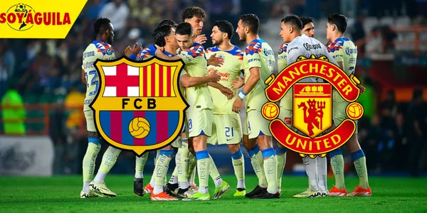 Jugadores del América tras triunfo (Fuente: MEXSPORT)