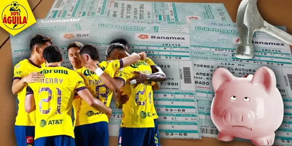 Jugadores del América y boletos para la Liga MX (Fuente: MEXSPORT)