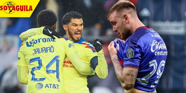 Jugadores del América y de Cruz Azul (Fuente: MEXSPORT)