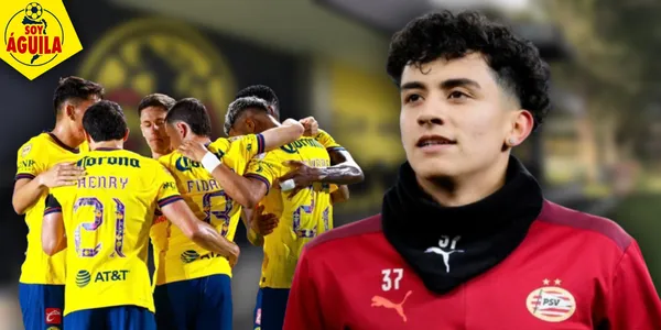 Jugadores del América y Richard Ledezma (Fuente: MEXSPORT / FOX Sports)