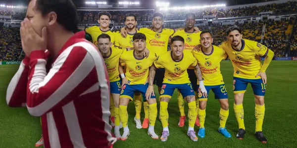 Jugadores del Club América ante Chivas / Foto: MEXSPORT